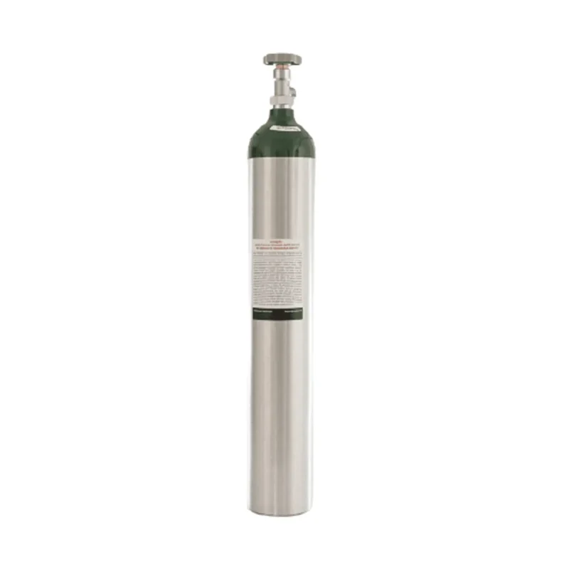 Cilindro de oxígeno grado médico de aluminio de 6 m3